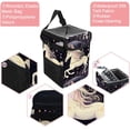 thumbnail image 2 of Starry Unicorn Foldable Car Garbage Can with Lid, Leak-Proof & Hanging Storage Bag - Trash Can for Car, 2 of 6