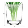 thumbnail image 5 of 11" Mouth Blown Crystal European Made Pocket Shaped Vase, 5 of 5