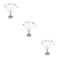 thumbnail image 1 of Soporte de notas Wosthever de 8 ramas con base plateada organizador de papel de oficina, 1 of 6