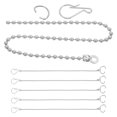 thumbnail image 4 of SUTENGDA 6Pcs Toilet Flapper Chain Toilet Chain Toilet Float Replacement Toilet Tank Flapper Part, 4 of 6