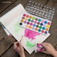 thumbnail image 2 of Royal & Langnickel - 36 Color Watercolor Artist Paint Cake Set with Brush, 2 of 7