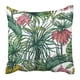 thumbnail image 1 of Funda de Almohada ABPHQTO Barkcloth Tropical Floral Rojo Verde 45x45 cm, 1 of 1