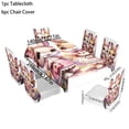 thumbnail image 2 of Easter Bunny Chair Covers Set of 6, Stretchable Spandex Dining Chair Slipcovers with Elastic Hem for Holiday Parties, Home Decor, Easter Spring Table Setting, Washable Po, 2 of 9