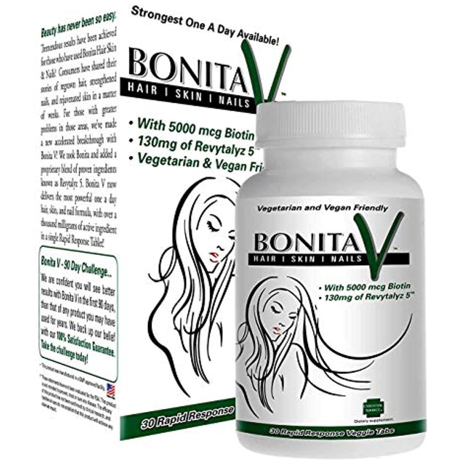 Essential Source Bonita V Hair Skin and Nails 30 Vegetarian Tablets