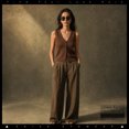 thumbnail image 3 of SA106 Vintage Style Oversized Round Retro Womens Sunglasses / Slate - Green, 3 of 7