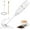 White, variant on Handheld Milk Frother 14,000 RPM Drink Mixer Wand with Stand & Stirring Spoon Quiet One-Button Operation, Non-Slip Handle, Detachable Whisk for Coffee, Lattes, Cappuccinos, Matcha ()