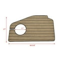 thumbnail image 3 of Lowe Boat Snap In Flooring 2344673 | SS 250 Infinity Beige Black 2 PC, 3 of 3