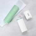 thumbnail image 3 of Unique Bargains 2pcs Toothbrush Travel Case PP Toothbrush Travel Case Traveling for Travel White Green 7.68"x2.36", 3 of 7