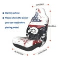 thumbnail image 3 of Naloa American Flag Eagle Art Car Seat Covers Universal Front Seat Coves for Car Accessories ,Padded Car Covers for Automotive, SUV, Truck, and Van, 3 of 5