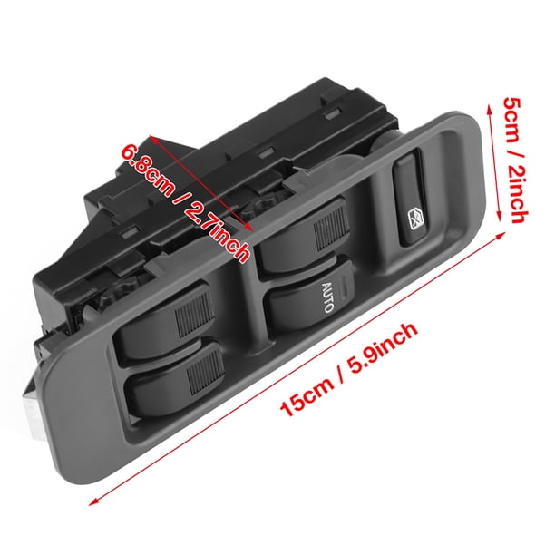RHD Power Master Window Switch – Fits Daihatsu Terios & Sirion (1998–2001) – Driver Side – Replaces 84820-97201