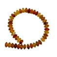 thumbnail image 1 of Carnelian Agate Half Strand Roundel Beads | 8x4mm | Orange | 44 Beads |, 1 of 9