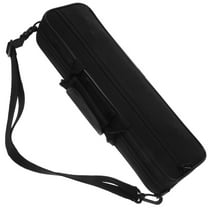 LULULION Flute Pouch Black High Grade Material Portable Protective Instrument Holder