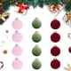 thumbnail image 1 of Fiudx Artículos en oferta con ofertas flash 12 piezas de bolas navideñas de terciopelo flocadas, adornos de bolas de plástico para árbol de Navidad, adornos colgantes decorativos para árbol de Navida, 1 of 4