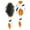Halloween Pumpkin Bat, variant on Halloween Pink Ghosts Pattern Hair Brush,Girls Detangling Hair Brush,Glide Through Tangles with Ease for Wet & Dry Hair,8.8"X2.8"