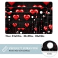 thumbnail image 2 of Valentine's Day Non-Slip Polyester Office Rugs: Machine Washable Game Mat and Door Carpet, 2 of 6