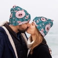 thumbnail image 5 of Yiaed Funny Pig Faces Print Winter Beanie for Men Women, Fleece Lined Beanie Soft Warm Knit Hat Ski Stocking Cuffed Ca, 5 of 6
