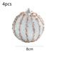 thumbnail image 2 of 4 Uds. Adornos de bolas de Navidad de 8cm adornos de espuma con purpurina decoraciones navideñas bolas de árbol, 2 of 5
