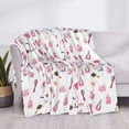 thumbnail image 3 of Goofa Cute Poodle Dog Pattern Fleece Throw Blanket for Couch, Soft Checkered Flannel Blanket for Sofa, Warm Cozy Decorative Blanket Fall Decor Gift-80"x60", 3 of 6