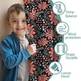 thumbnail image 3 of Blackout Kids Curtains,Black Daisy Flower Floral Pattern Childrens Insulated Curtains Set Of 2,Bedroom Essentials,Toddler Room Decor 42"x84", 3 of 5