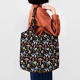 thumbnail image 4 of Wukai Mushrooms and Leaves Sturdy and Stylish Reusable Canvas Tote Bag: Eco-Friendly, Heavy-Duty Grocery Shopping Bag with Reinforced Handles, 4 of 7