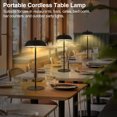 thumbnail image 6 of NATYSWAN Cordless Table Lamp Rechargeable,3 Way Dimmable LED Desk Lamp Adjustable Height,Black Modern Touch Nightstand Lamp for Dorm Home Bedroom Office, 6 of 8