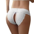 thumbnail image 1 of Aayomet Culottes Bikini pour Femmes g-String Strings Lingerie pour Femmes Culottes Bikini pour Femmes (Blanc, TTG), 1 of 3