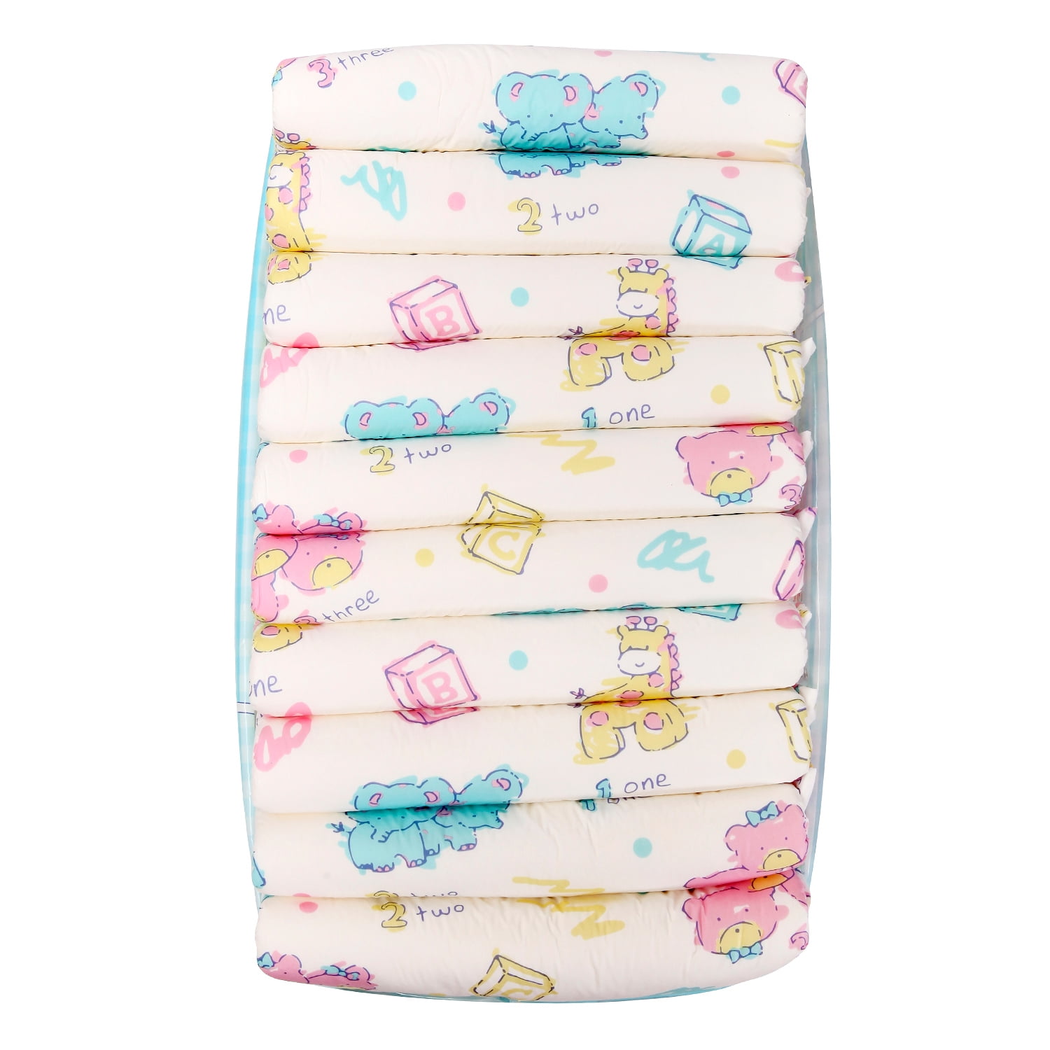 Littleforbig Vintage Baby Adult Diaper 10 Pieces (Medium 28"-38")