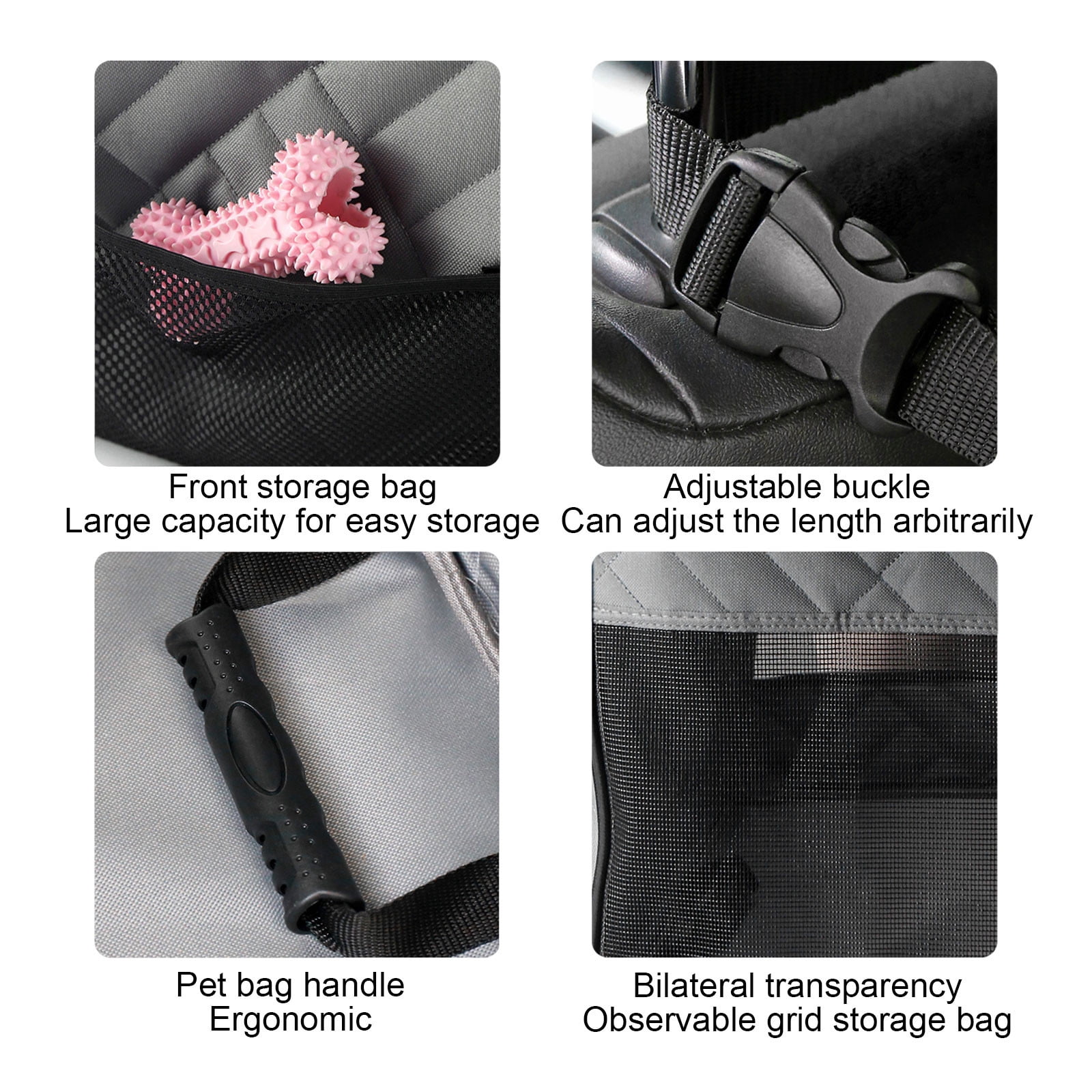 sruoe Dog Bed for Small dogs, Car Mounted Pet Mat, Outdoor Sofa Dog Bed, Pet Bed Bottom With Hard Mesh, Dog Cage Bed Waterproof Dirt Proof Dog Mat, Pet Bed for Rear Seat Car, 23.6x17.7"