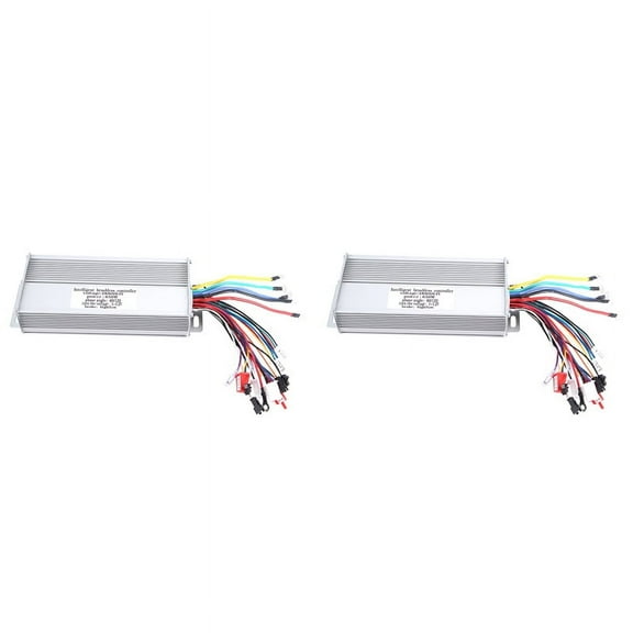 2X 48V/60V/64V 650W 15 Tubes Ebike Controller Electric Bicycle Controller Brushless Dual Mode for Electric Bike/Scooter