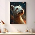 thumbnail image 4 of Glenofimaal Terrier Space Poster Wall Art Funny Dog - Glenofimaal Terrier Dog Canvas Wall Art For Bedroom Decor - Aesthetic Decor - Dog Wallpaper, 4 of 6