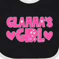 thumbnail image 4 of Inktastic Glamma's Girl Girls Baby Bib, 4 of 4