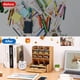 thumbnail image 2 of Wooden Desk Organizer with Drawer, DIY Pen Holder Storage Box Creative Desktop Storage Rack for Home, Office and Schoo, 2 of 5