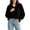 h700_Black, variant on Zormilly Oversized Sweaters for Women Long Sleeve Mock Neck Soft Sweaters with Buttons Business Casual Tops, S-3XL