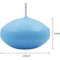 thumbnail image 2 of NOGIS 4 Pieces Tea Wax ,Unscented Floating Candles,Smokeless Floating Water Candle for Wedding Party Pool SPA Valentine's Day Bathtub Dinner Christmas Party Decoration (Blue), 2 of 7