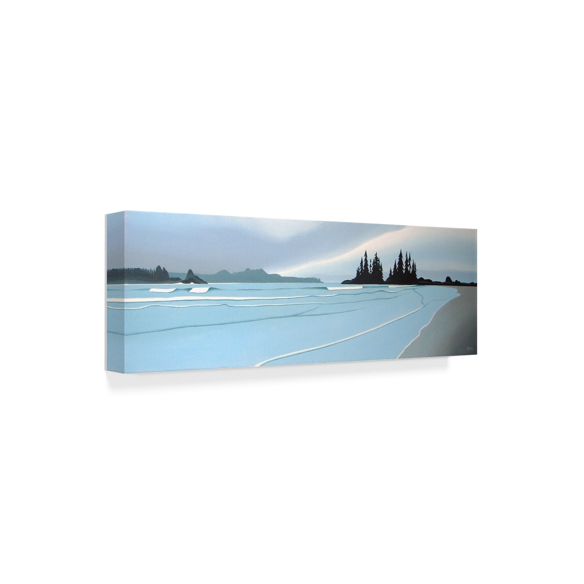 Trademark Fine Art 'Cox Bay Islands' Canvas Art by Ron Parker
