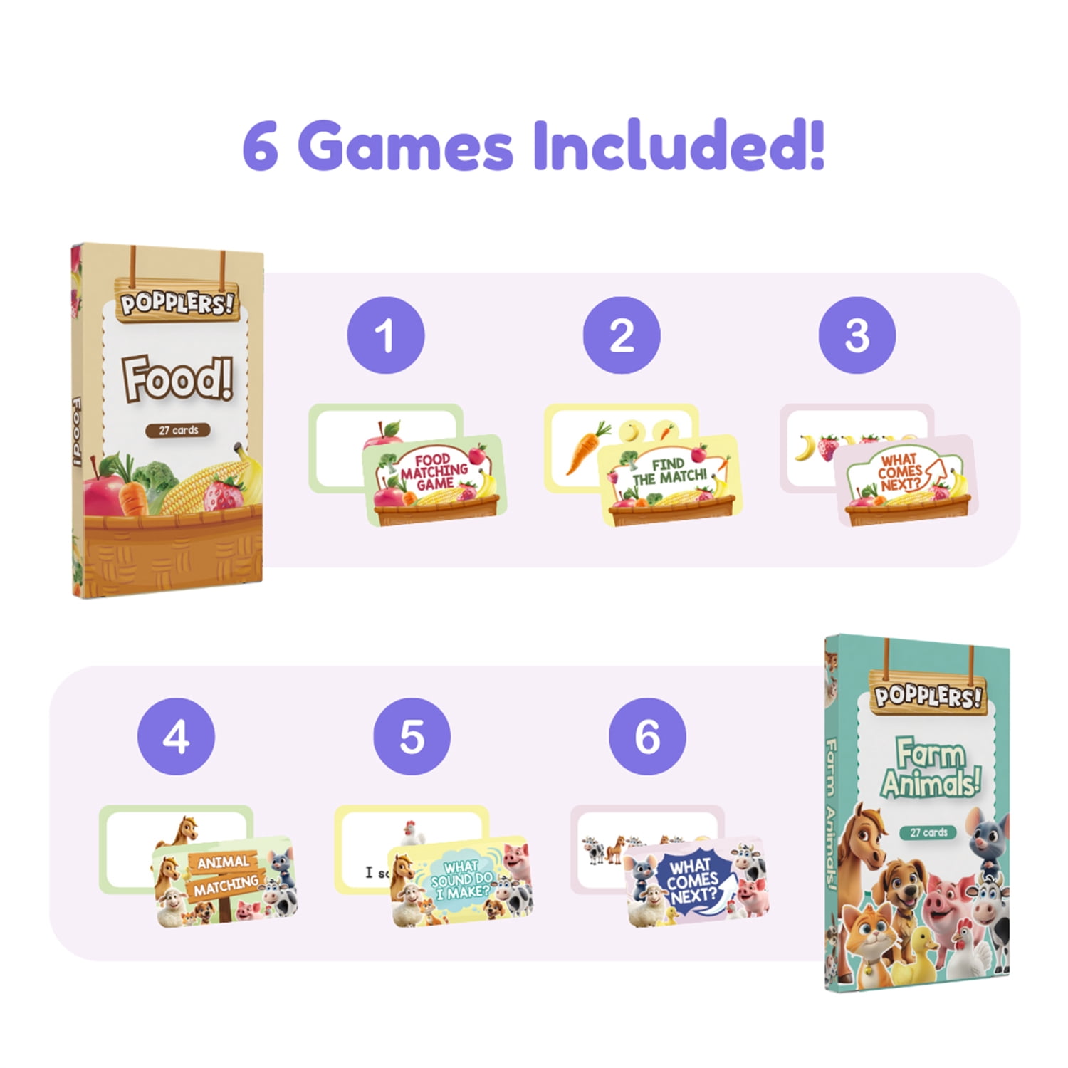 The Fidget Game Ms. Brandi's Popplers Farm & Food Educational Game