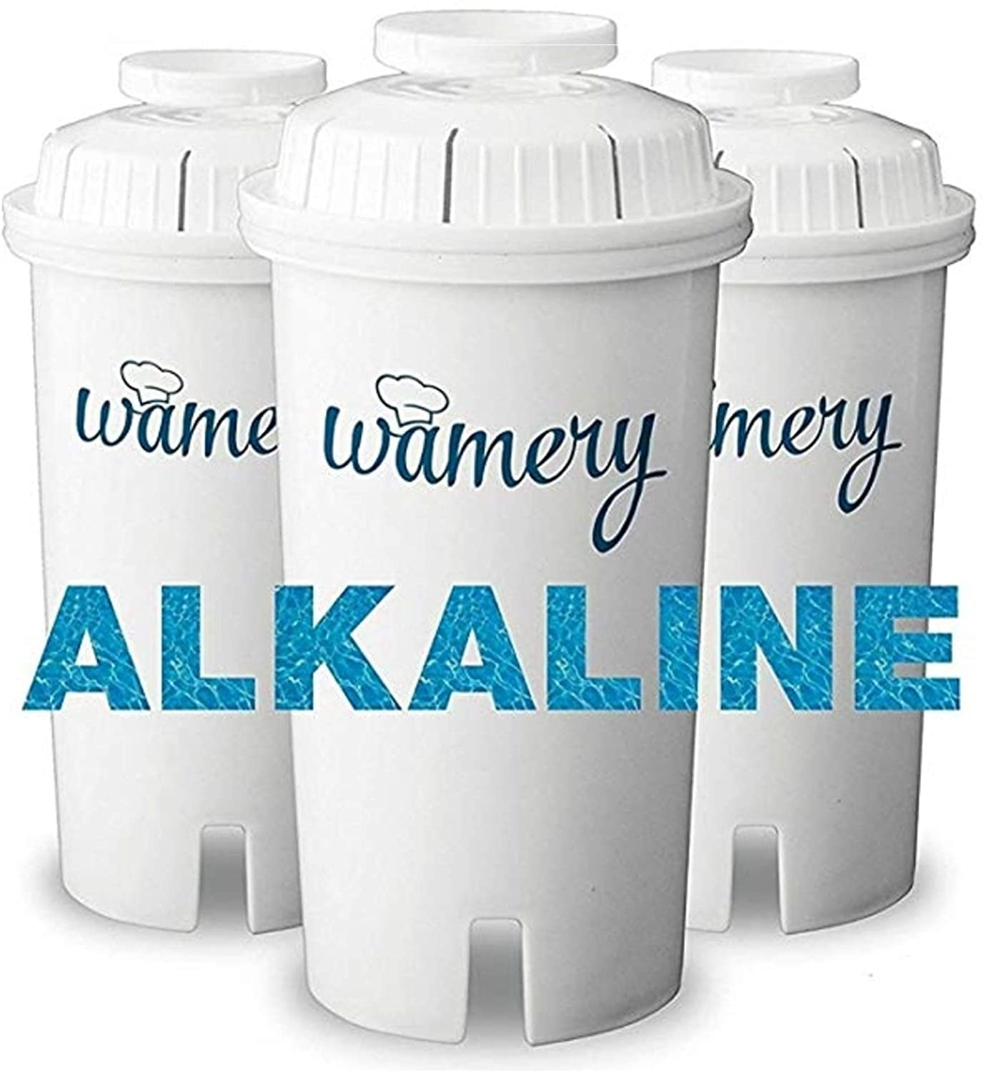 Wamery Certified Alkaline Water Filter Replacement 3Pack, Enhanced