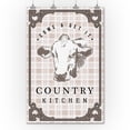 thumbnail image 2 of Country Kitchen, Cow on Plaid (36x54 Giclee Gallery Art Print, Vivid Textured Wall Decor), 2 of 3