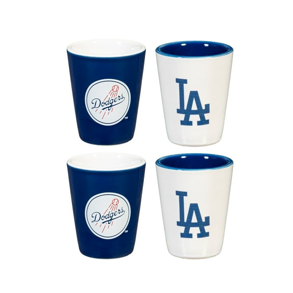 Los Angeles Dodgers Four-Pack Shot Glass Set