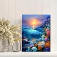 thumbnail image 2 of UXIEQU Seascape Floral Canvas Wall Art 15.75x11.81 Inches, 2 of 8