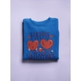 thumbnail image 3 of Happy Valentine's Day Hearts Sweatshirt Men -Smartprints Designs, Male Large, 3 of 4