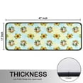thumbnail image 5 of Kitchen Rugs Sets Of 2,Blue Highland Cow Sunflower Pattern Anti Fatigue Kitchen Mat Rugs Non Slip Washable,Decorative Kitchen Floor Mats for Kitchen,Sink,Laundry,17"x47"+17"x47", 5 of 5