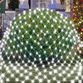 thumbnail image 4 of Thrisdar - Cortina de luces navideñas de 3 x 2/3 x 3 m para exteriores, para jardín, resistente al agua, para decoración de bodas y Navidad, 4 of 5