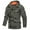 Army Green, variant on Men's Punching Jacket Hoodies Fall Winter Solid Color Workout Casual Mid-Length Outdoor Coats Plus Size Clothes 2024 Khaki M