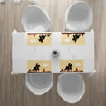thumbnail image 3 of Ambesonne Western Place Mats Set of 4, Cowboy Horse Sunset, Standard Size, Yellow Orange Black, 3 of 4