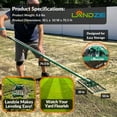 thumbnail image 4 of Landzie Lawn Leveling Rake - 30 Inch Wide 72 inch Handle Powder Coated Yard, Garden, and Lawn Leveling Tool - Professional Lawn Care Landscaping Tools, 4 of 8