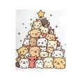 thumbnail image 7 of Cats Christmas Tree Mailbox Cover Magnetic Standard Size Post Box Cover Wraps Home Garden Decor 18" X 21", 7 of 7