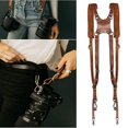 thumbnail image 4 of Brown Left Shoulder Genuine Leather Camera Shoulder Strap Photo Equipment Adjustable Multifunctional Convenient Slr Camera Strap, 4 of 5