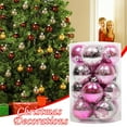 thumbnail image 4 of Christmas Balls Ornaments Set for Xmas Tree -16 PCS 2.36 inch Muti-Styles Shatterproof Hanging Balls Pendants for Christmas Tree Wreath Wedding Holiday Party Decoration, 4 of 6