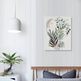 thumbnail image 4 of ONETECH Sage Green Framed Wall Art , Minimalist Boho Wall Art Decor Geometric Line Leaf Sun Moon Beige Green Canvas Artwork, Abstract Botanical Boho Room Decor, Green Wall Posters Prints for 12x16 in, 4 of 5